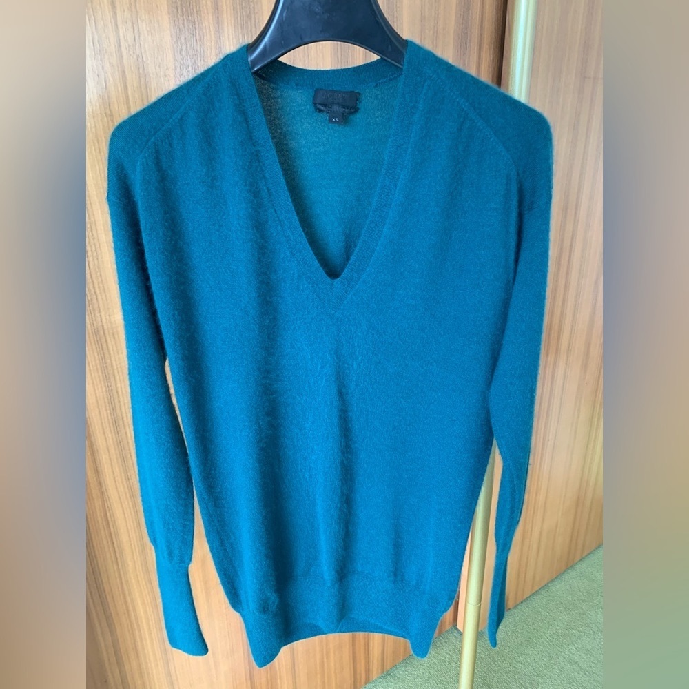 J Crew cashmere sweater.